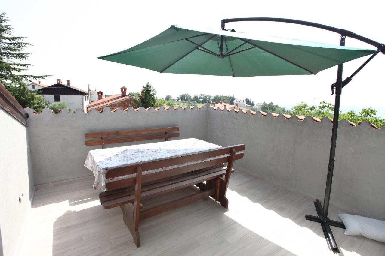 Sea View Istrian Countryside Apartment - Rota Dragonja Dış mekan fotoğraf